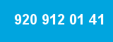 920 912 01 41 920 912 01 41